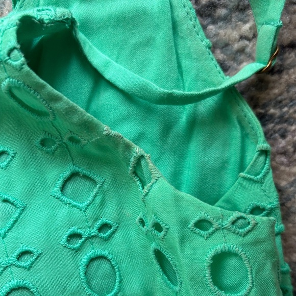 Lilly Pulitzer Green Eyelet Maxi Dress - Picture 2 of 3